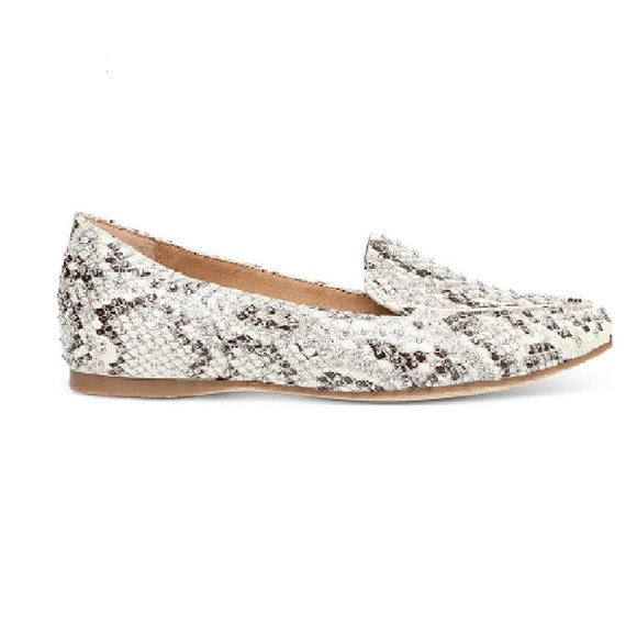 Steve Madden Shoes - Steve Madden Women's Ballet Flat, Bone Snake, 6.5